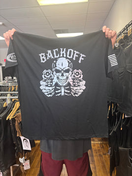 Men's Black Backoff and Finger T-Shirt