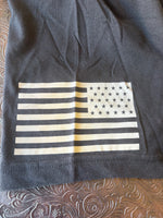 Men's Black Backoff and Finger T-Shirt