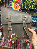 Rustic Brown 9586.L - Left Side Leather Swing Arm Bag