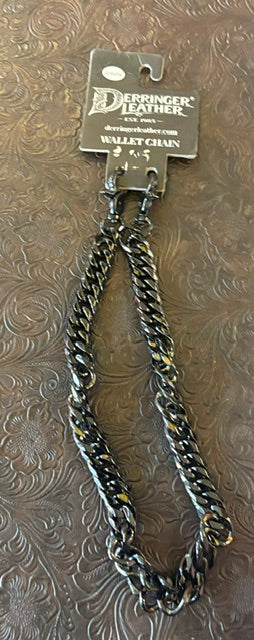 Black Stainless-Steel Chain for Wallet WC14