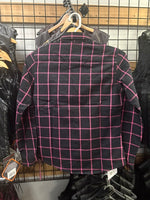 Ladies Black and Pink Flannel Shirt TW270