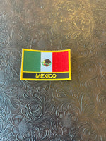 Mexico Flag Embroidered Biker Patch (Premium International Flag Patch)