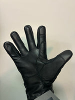 Ladies Leather Gloves with Purple Diamond Stitching 8431.17