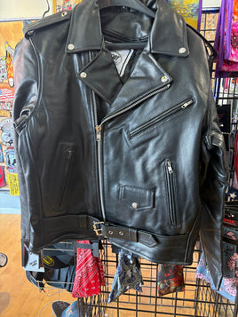 Brando - Men's Motorcycle Biker Leather Jacket 10.ZO