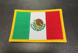 Mexico Flag patch with Yellowboarder