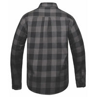 TW205.20 - Men's Black and Gray Flannel Shirt