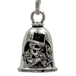 Milwaukee Leather MLB9145 Top Hat Motorcycle Good Luck Bell w/ Key Ring-Key Chain Accessory for Bikers
