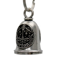 Milwaukee Leather MLB9163 Zodiac Sagittarius Motorcycle Good Luck Bell w/ Key Ring-Key Chain Accessory for Bikers