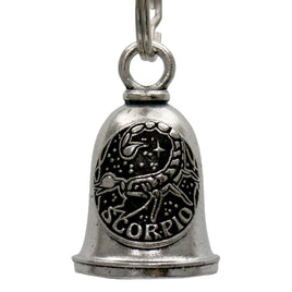 Milwaukee Leather MLB9164 Zodiac Scorpio Motorcycle Good Luck Bell w/ Key Ring-Key Chain Accessory for Bikers