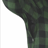 Warrior - Men's Black & Green Armored Flannel TW136.11