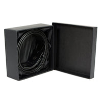 Milwaukee Leather MP7112 Men's We The People Black Leather Belt w/ Interchangeable Buckle - 1.5 inches Wide