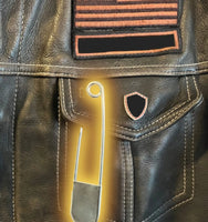 Just passing thru Biker Pin