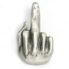 Milwaukee Leather MLP9229 Middle Finger Pin For Jackets, Vest, Hats and Clothing