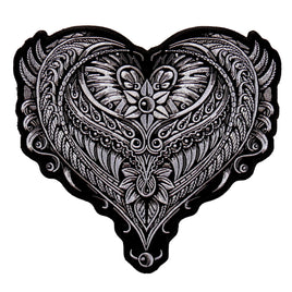 Ornate Heart 8"x8" Patch
