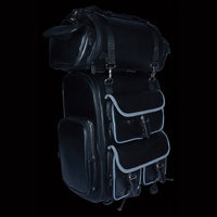 Milwaukee Performance SH672 X-Large Black PVC 2-Piece Motorcycle Touring Pack with Reflective Piping