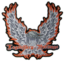 Flaming Eagle Large Patch