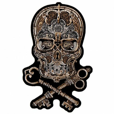Skull with Keys Large Patch