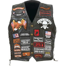 Leather Biker Vest