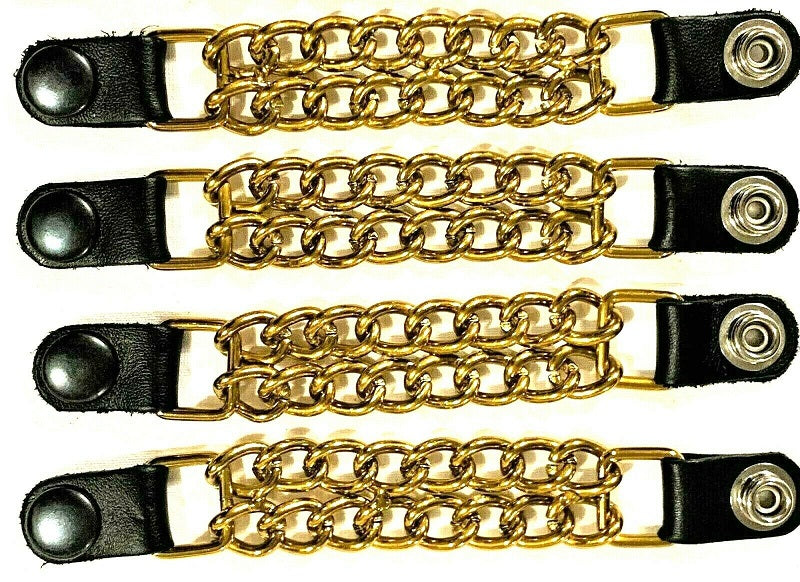 Vest Extenders Powder Coated Gold | Victory Leathers| Victory Leathers