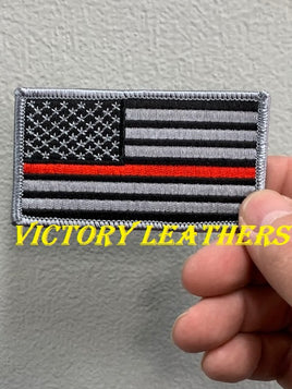 Red Line American Flag Patch