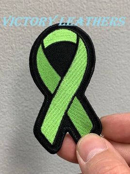 Cancer Awareness Lime Green Ribbon Patch