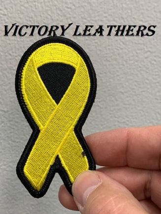 Cancer Awareness Yellow Ribbon Patch