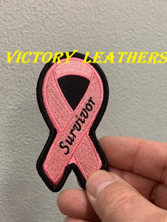 Pink Survivor Ribbon Patch