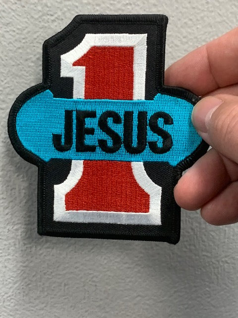 Hot Leathers 100% For Jesus Patch - 3x2 Inch Embroidered Iron-On Patch - View #14