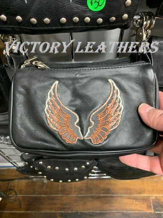 Ladies Leather Hip Belt Loop Bag BAG35-EBL1, Victory Leathers