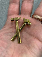 Gold Plated Double Hammer