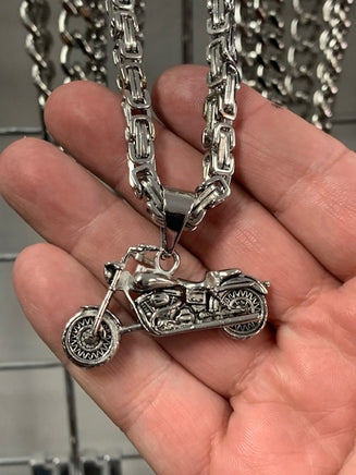 Stainless Steel Motorcycle & Chain 