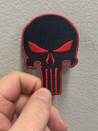 The Punisher White Skull Logo Large Jacket Embroidered Patch