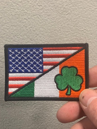 American / Irish Flag Patch 