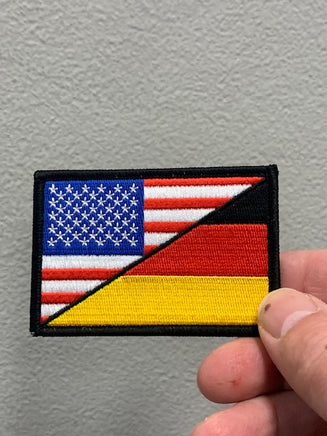 American / Germany flag patch