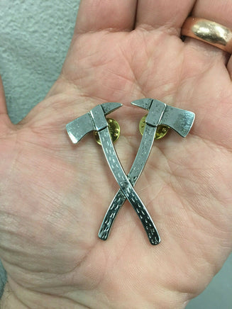  Firemen Cross Axe Pin