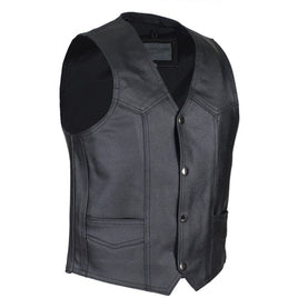 Kids Leather Motorcycle Vest KD390