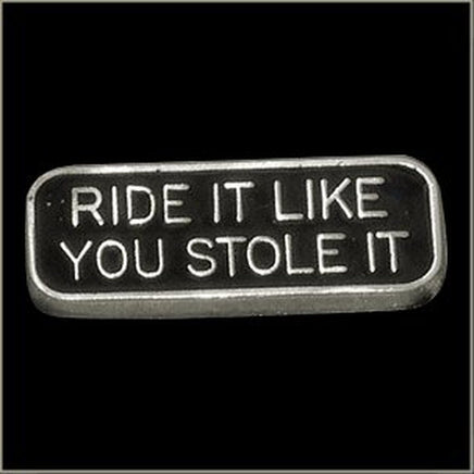 ride it biker pin