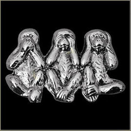 Hear no Evil Biker Pin